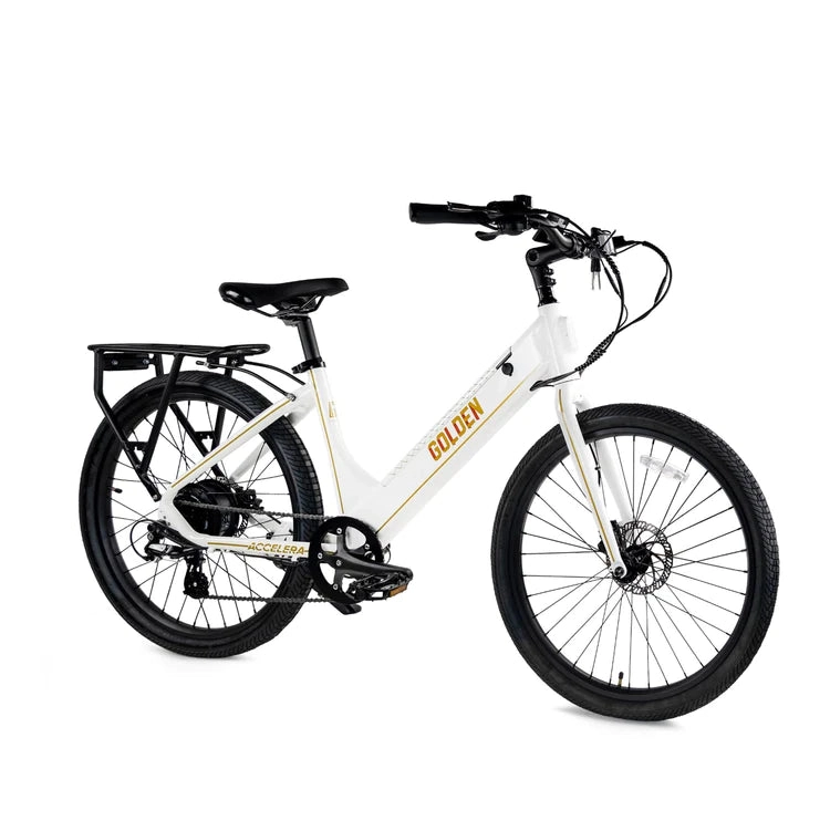 Accelera 26" White E-Bike