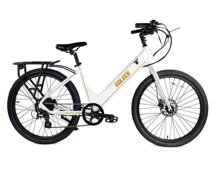 Accelera 26" White E-Bike