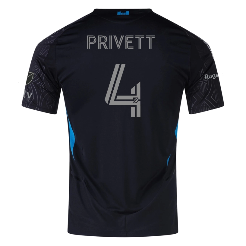 adidas Andrew Privett Charlotte FC Authentic Away Jersey 25/26 (Black)