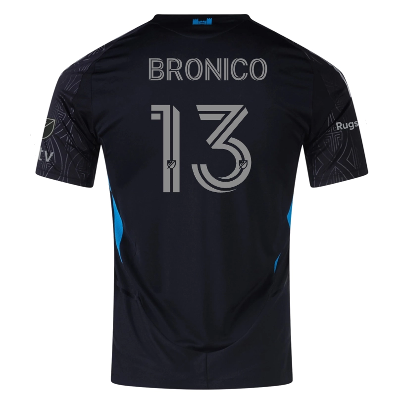 adidas Brandt Bronico Charlotte FC Authentic Away Jersey 25/26 (Black)
