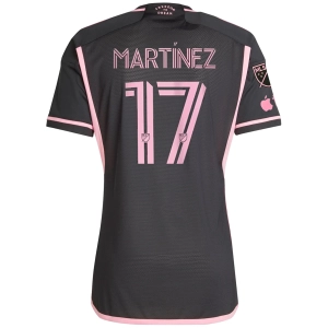adidas Inter Miami Authentic Josef Martinez Royal Caribbean Away Jersey w/ MLS   Apple TV Patches 23/24 (Black/Bliss Pink)