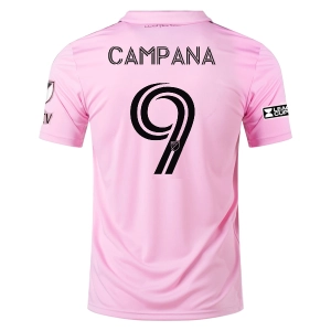 adidas Inter Miami Leonardo Campana Home Jersey 23/24 w/ MLS   Leagues Cup Patch   Match Details (True Pink/Black)