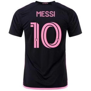 adidas Lionel Messi Inter Miami Away Jersey 23/24 (Black/True Pink)