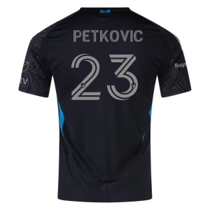 adidas Nikola Petković Charlotte FC Authentic Away Jersey 25/26 (Black)