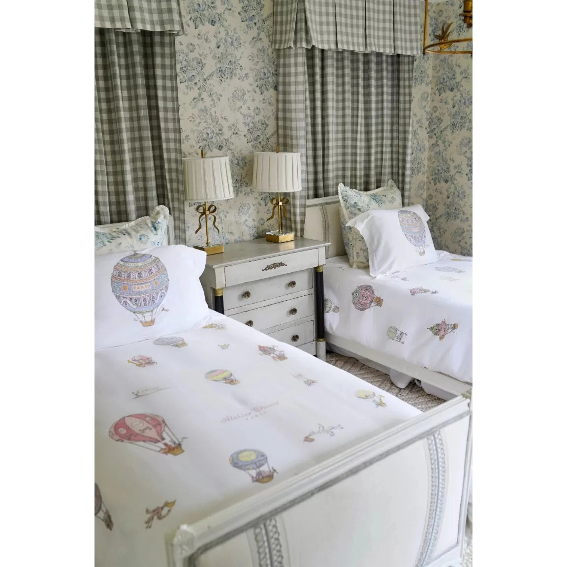 Atelier Choux Single Bed Duvet Cover - Hot Air Balloons