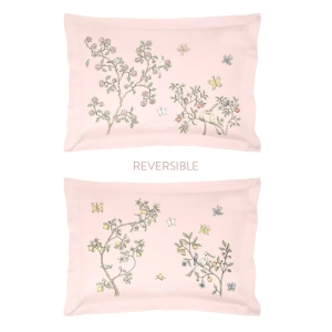 Atelier Choux Single Bed Pillow Cover in Bloom Pink
