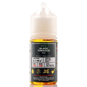 Black Tobacco Salt - Glas Basix E-Juice