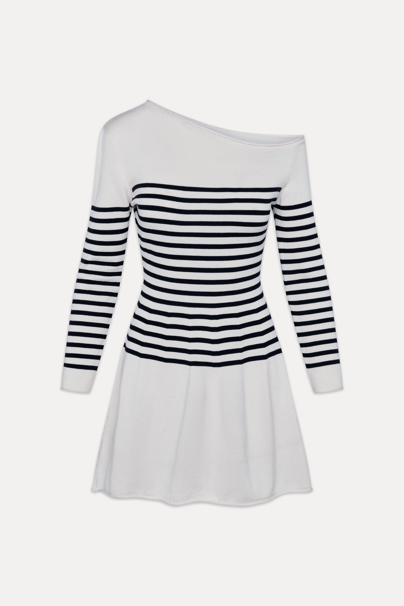 Boardwalk Off Shoulder Mini Dress - Ivory
