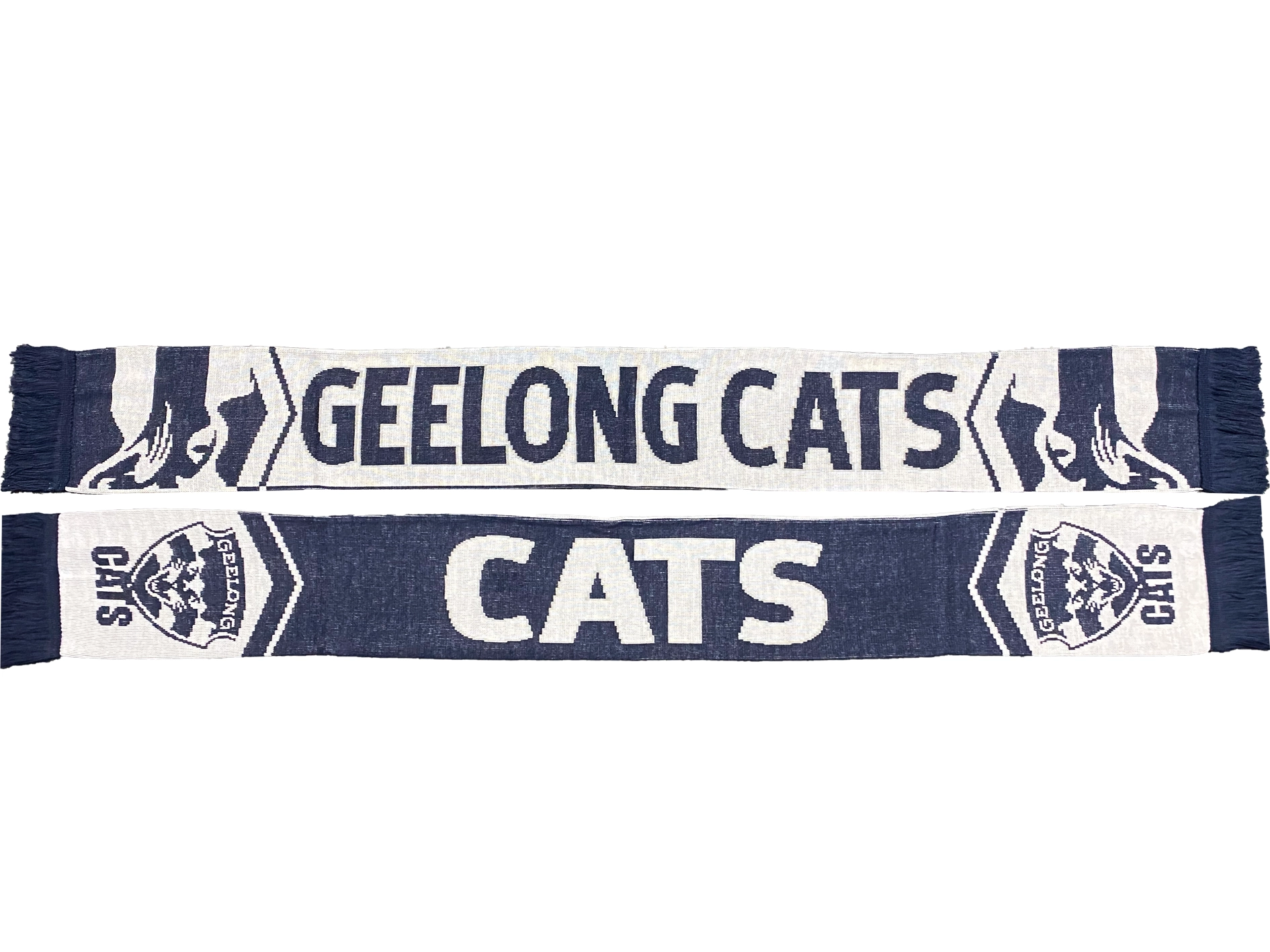 Burley Sekem Geelong Cats Cleave Jacquard Scarf <br> SC4GE/SCJ4GE