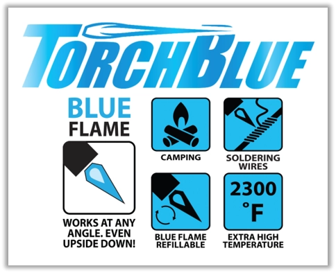 Butane Torch Lighters 3 Tier Countertop Assortment - 49 Pieces Per Retail Ready Display 88674