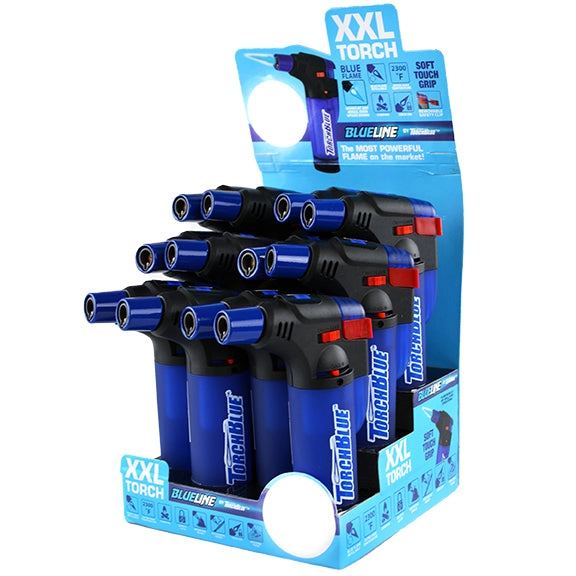 Butane Torch Lighters 3 Tier Countertop Assortment - 49 Pieces Per Retail Ready Display 88674