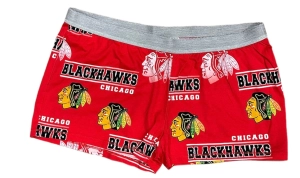Chicago Blackhawks Womens Red Fusion Boxer Shorts by Concepts Sports