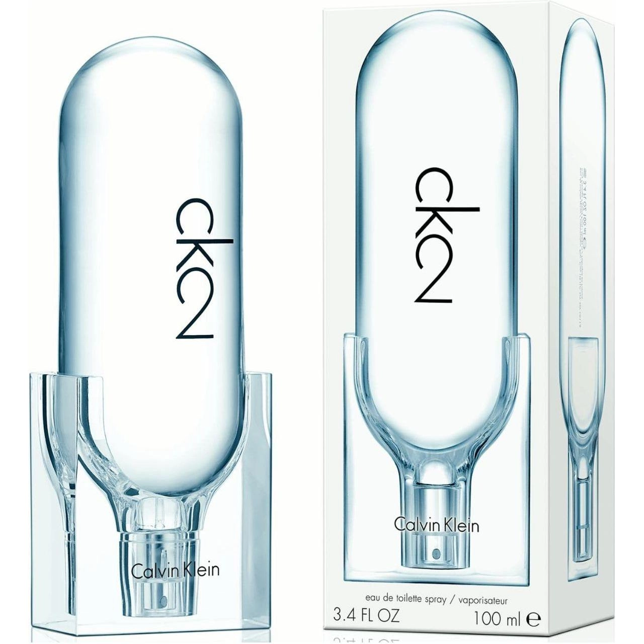 CK 2 Calvin Klein For Unisex  by Calvin Klein CK2 3.4 oz 3.3  edt  NEW IN BOX