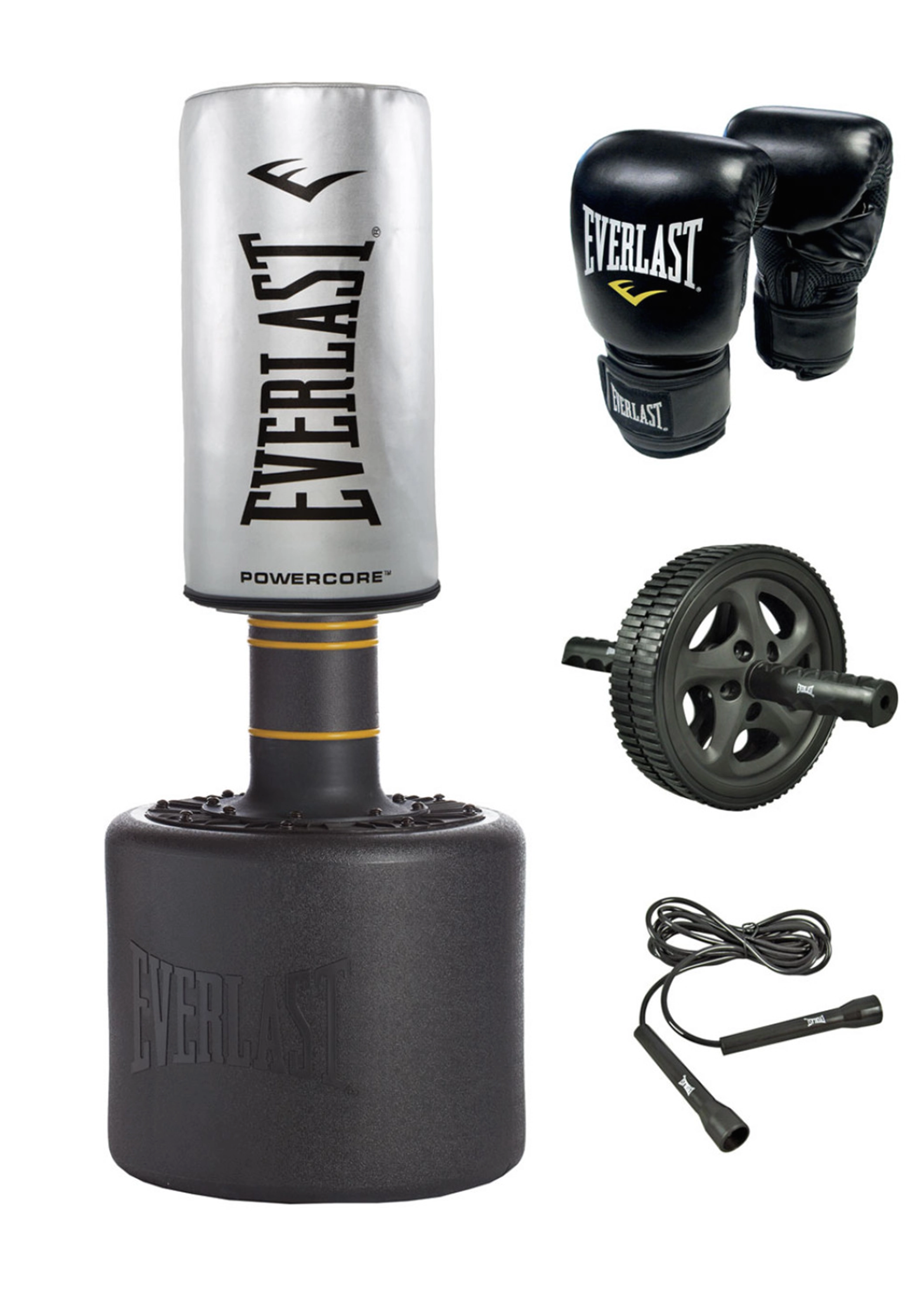 Display Everlast Punch Bag & Fitness Accessories <BR> DWEQ141197 SILVER