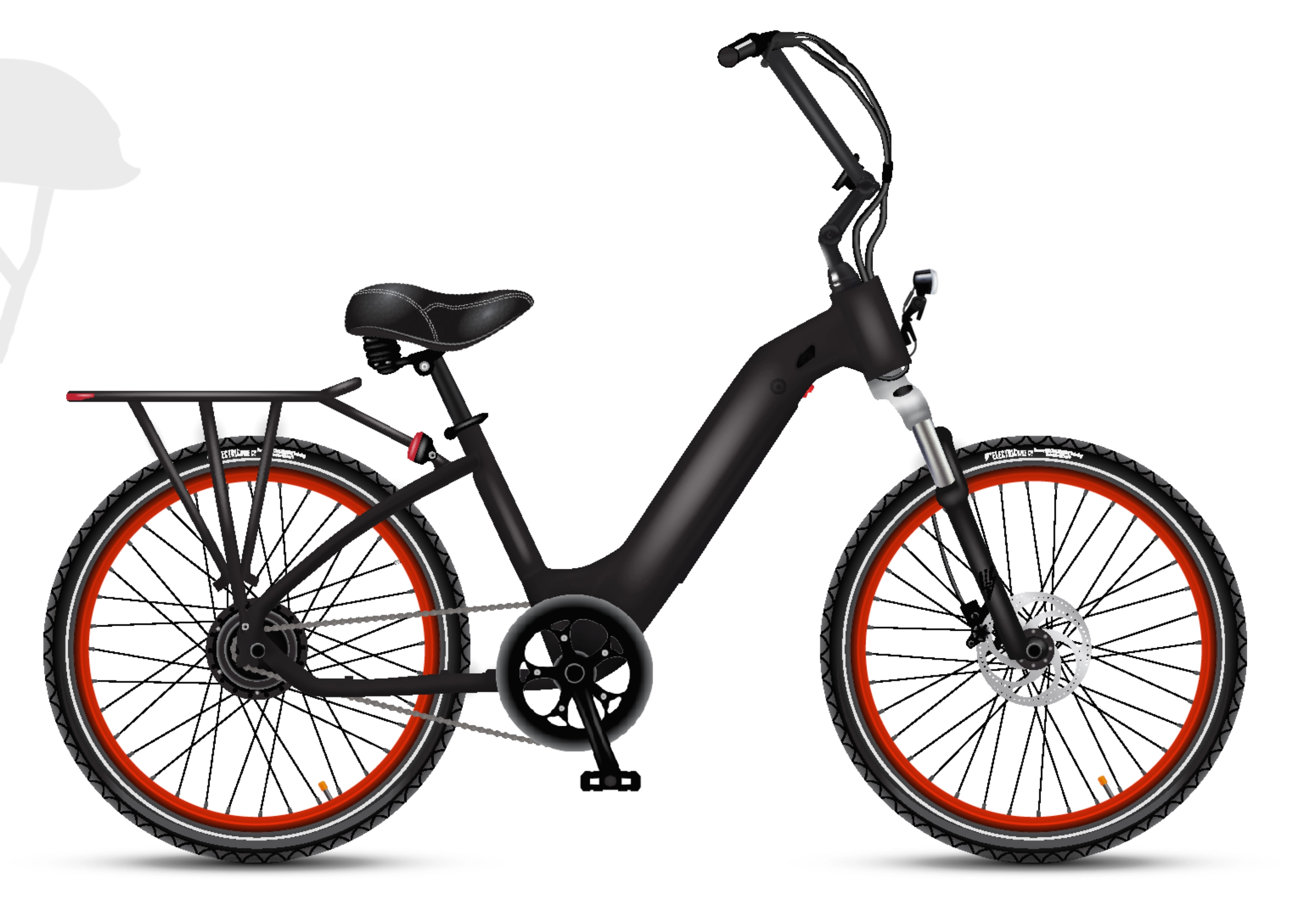 Electric Bike Company  Model R Rugged Electric Cruiser Bike