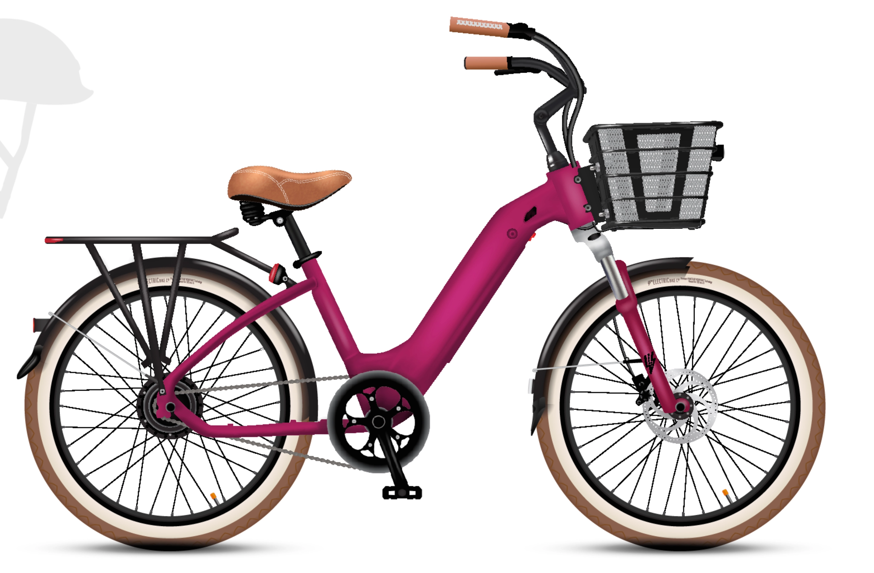 Electric Bike Company  Model R Rugged Electric Cruiser Bike