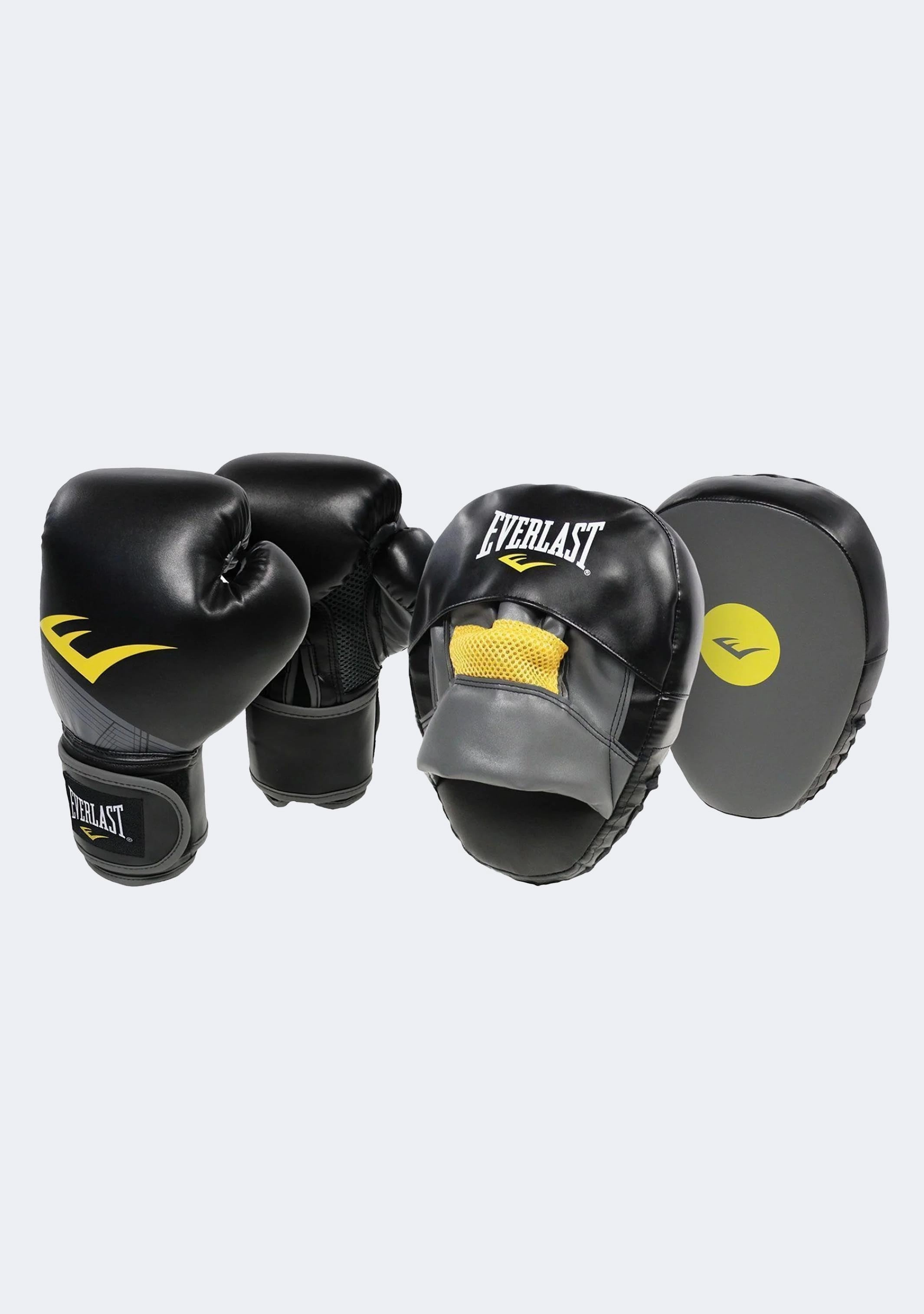 Everlast Advance Glove and Mitt Combo - Black