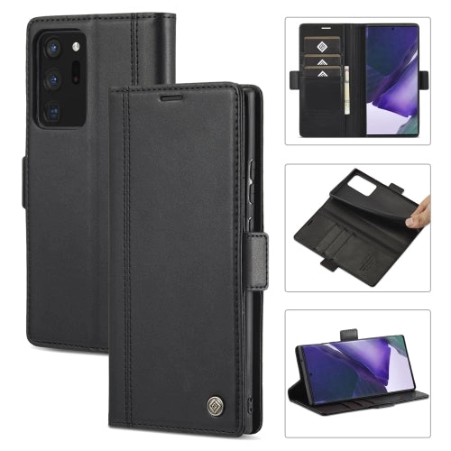 For Samsung Galaxy Note 20 LC.IMEEKE Magnetic Buckle PU   TPU Horizontal Flip Leather Case with