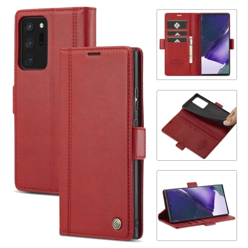 For Samsung Galaxy Note 20 LC.IMEEKE Magnetic Buckle PU   TPU Horizontal Flip Leather Case with