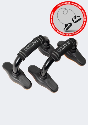 GoZone Push Up Bar with FREE Light Resistance Band