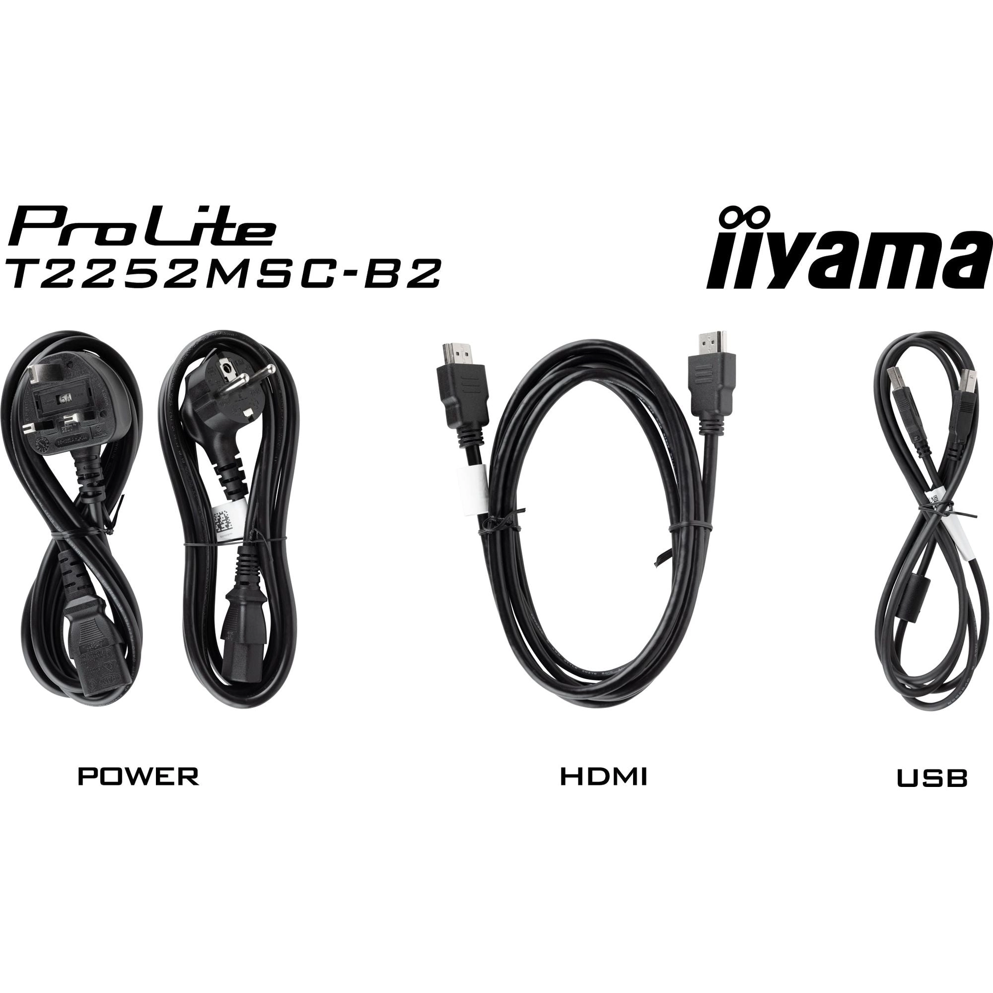 iiyama ProLite T2252MSC-B2 21.5” P-CAP 10pt IPS Touch Screen and Edge-to-Edge Glass
