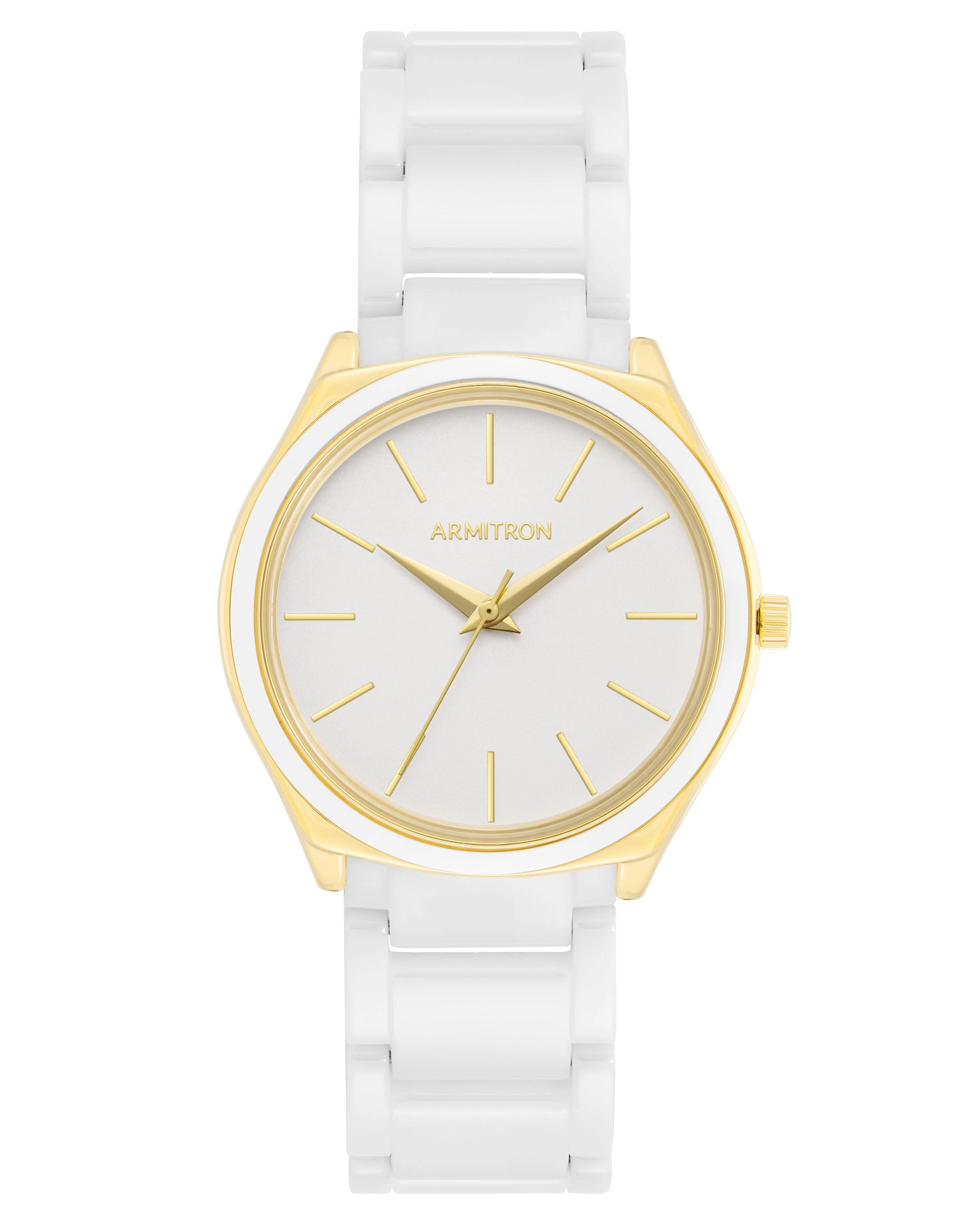 Jalyn™ | 36mm, White Ceramic/Gold