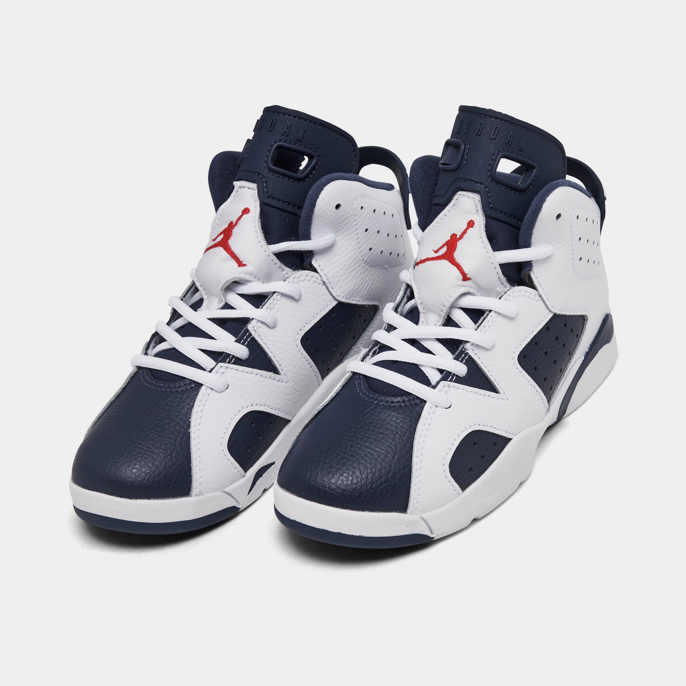 Jordan 6 Retro PS White / Varsity Red - Midnight Navy