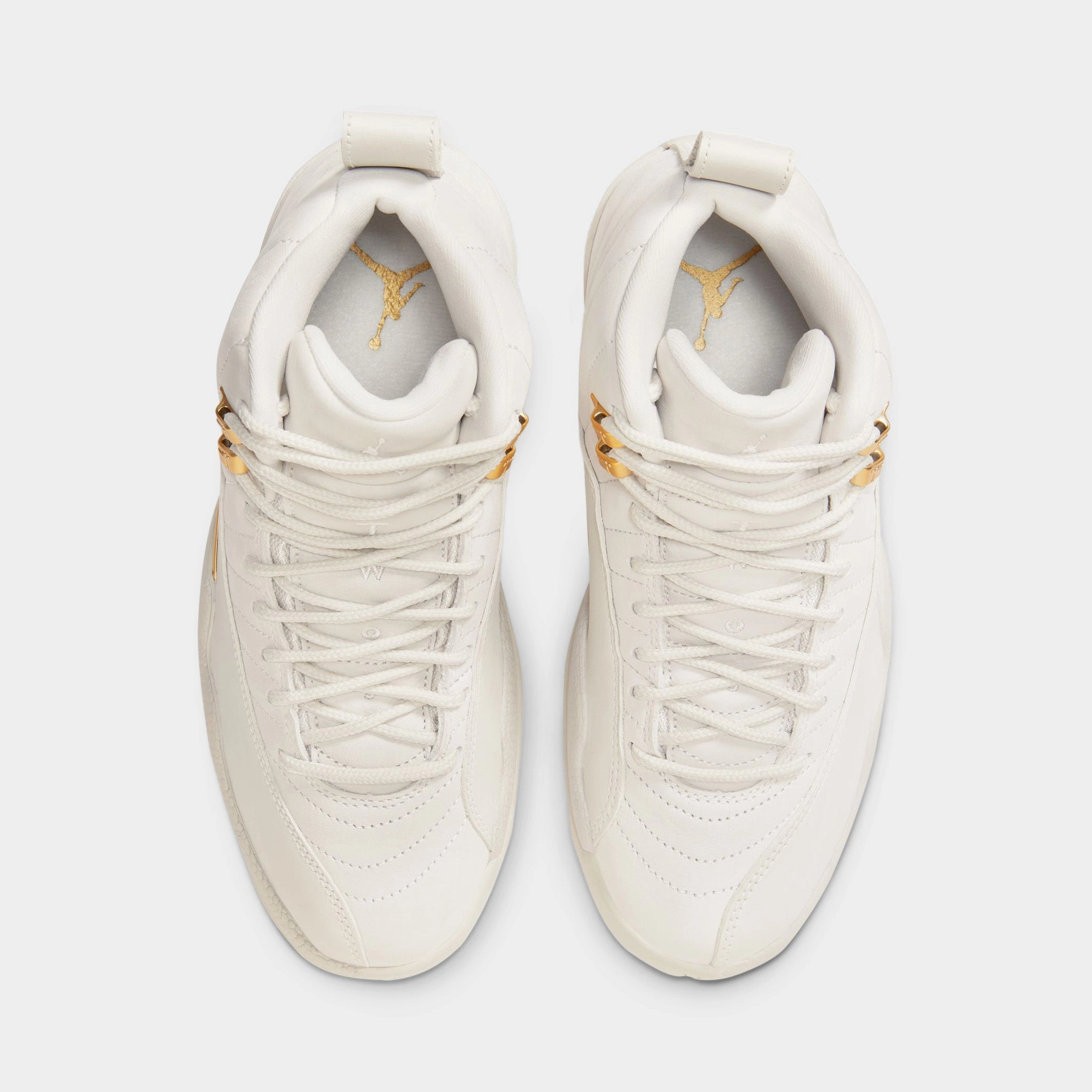 Jordan Women's 12 Retro Phantom / Metallic Gold - White