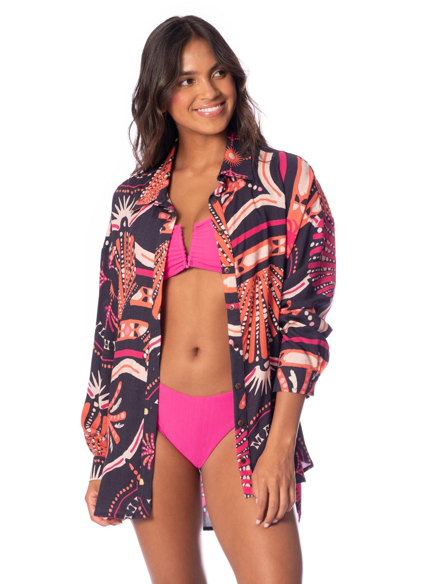 Maaji Shell Garden Manele Long Shirt