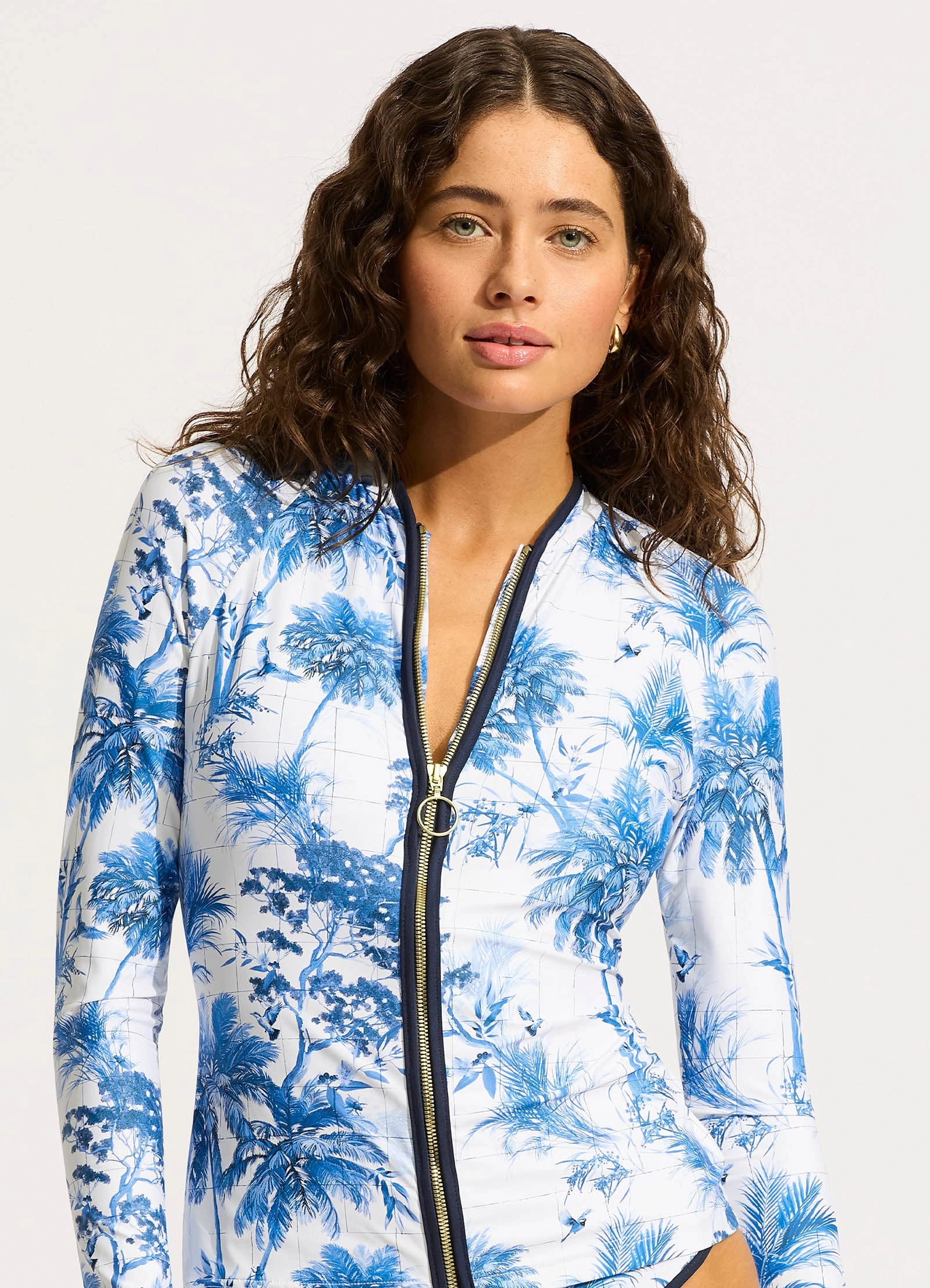 Marbella Long Sleeve Rashvest - White
