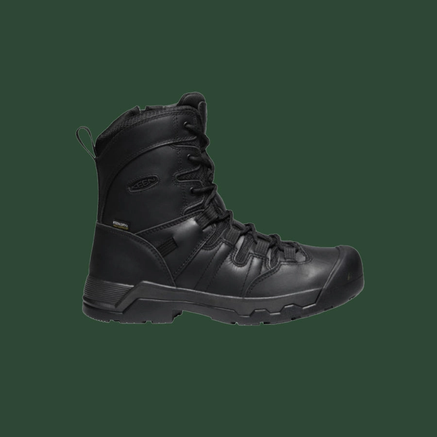 Men's Keen Detroit 8" Side Zip Waterproof Boot (Soft Toe)