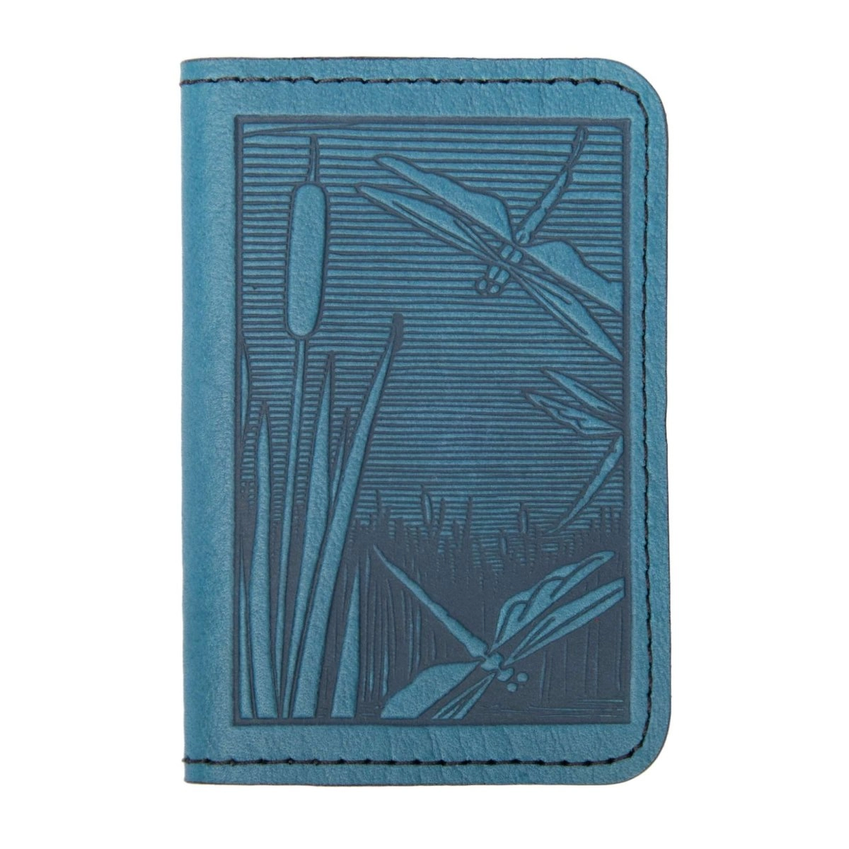 Mini Wallet | Card Holder, Dragonfly Pond