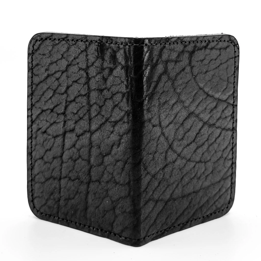 Mini Wallet | Card Holder, Glazed Shrunk Bison