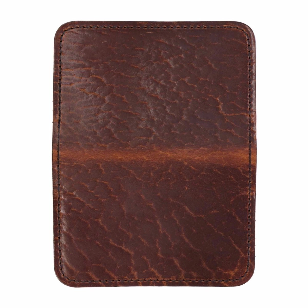 Mini Wallet | Card Holder, Glazed Shrunk Bison
