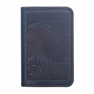 Mini Wallet | Card Holder, Hokusai Wave