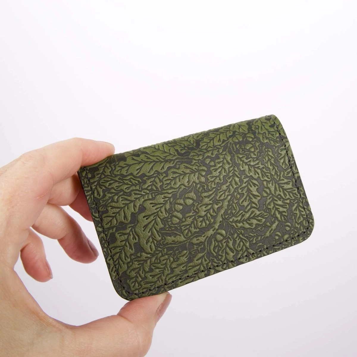 Mini Wallet | Card Holder, Oak Leaves