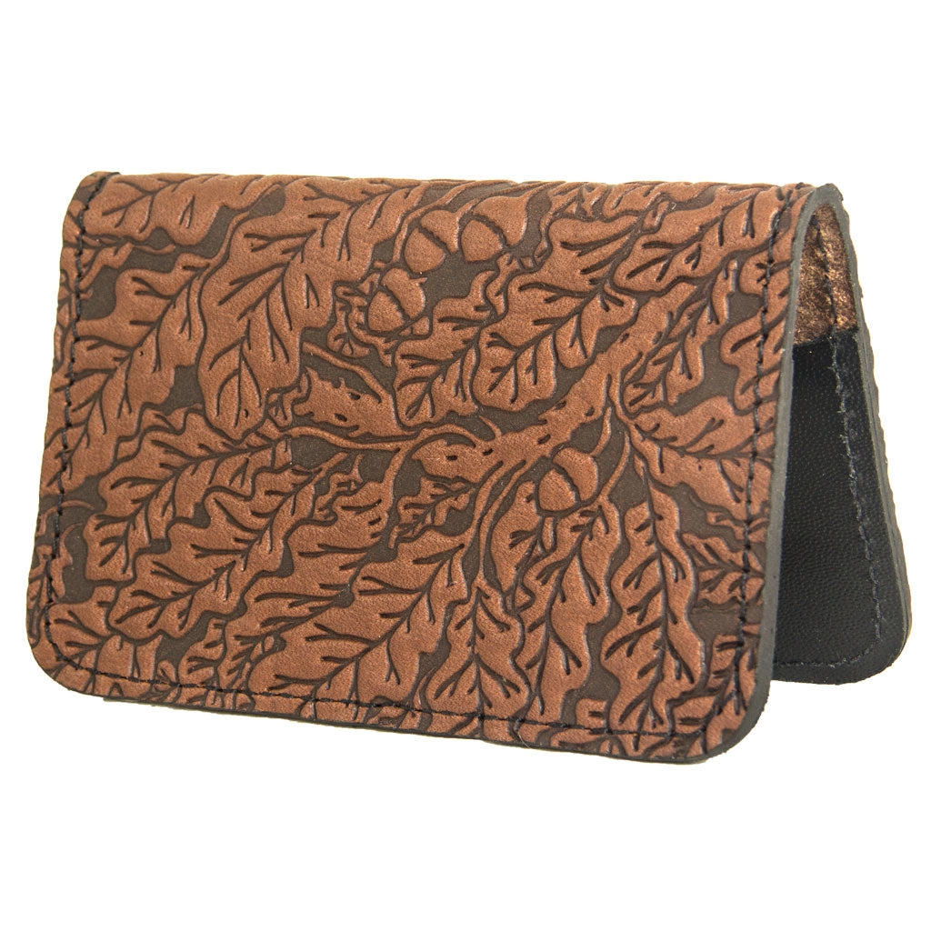 Mini Wallet | Card Holder, Oak Leaves