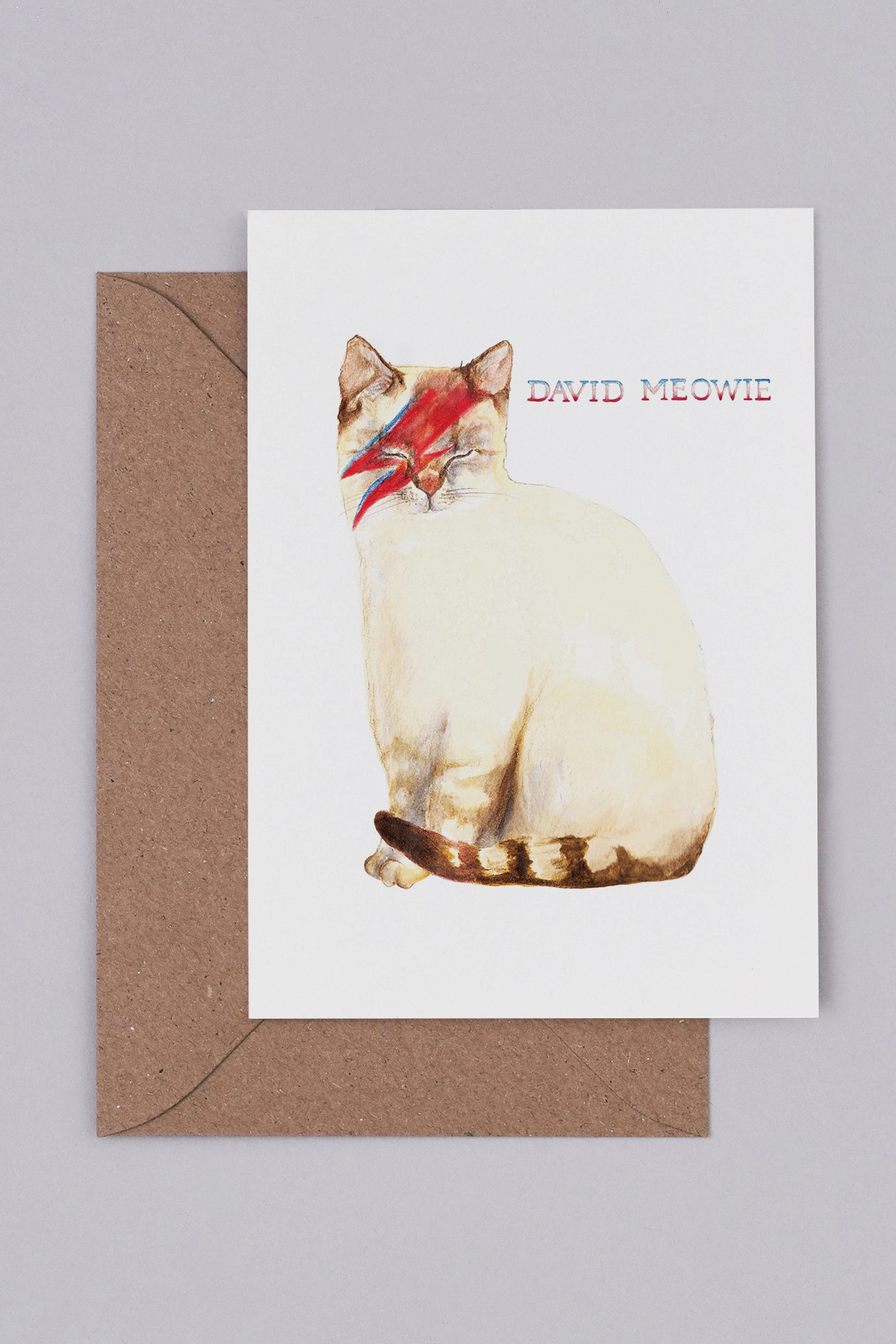Mister Peebles David Meowie Card