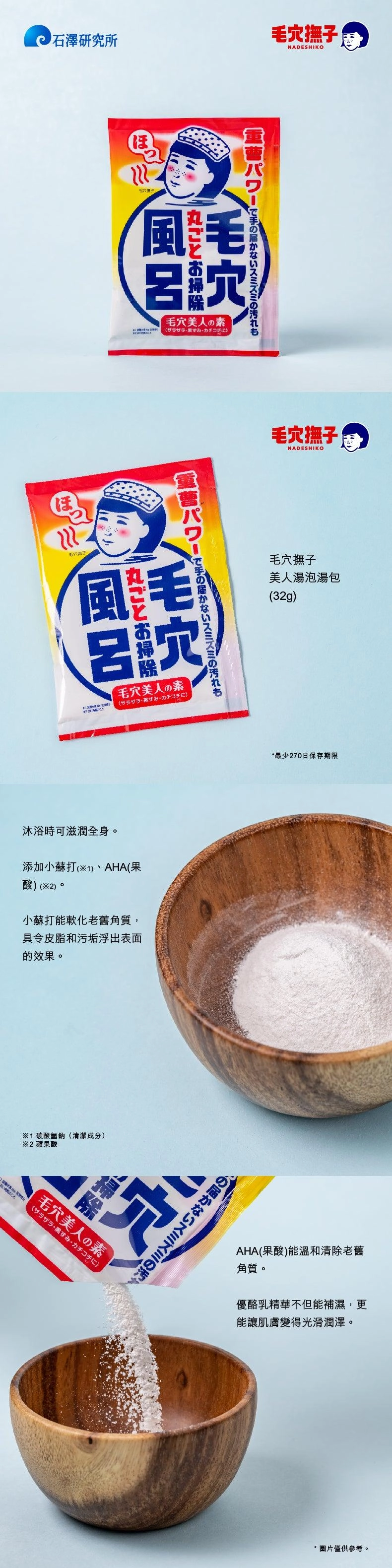 NADESHIKO Baking Soda Bath Powder  (30g)