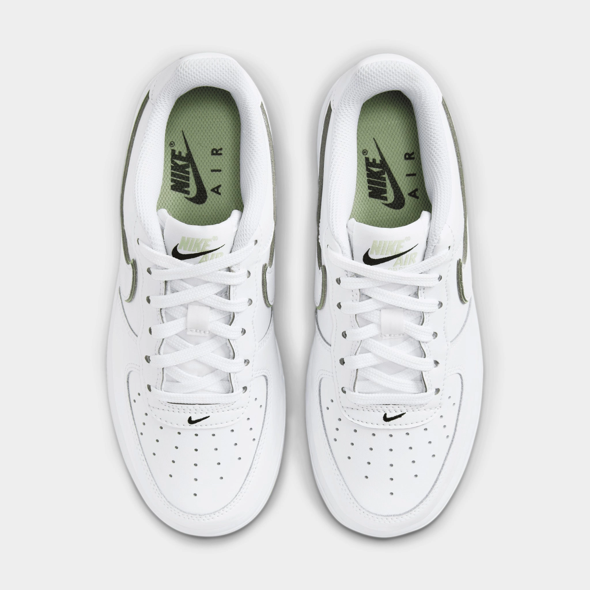 Nike Air Force 1 GS White / Honeydew - White