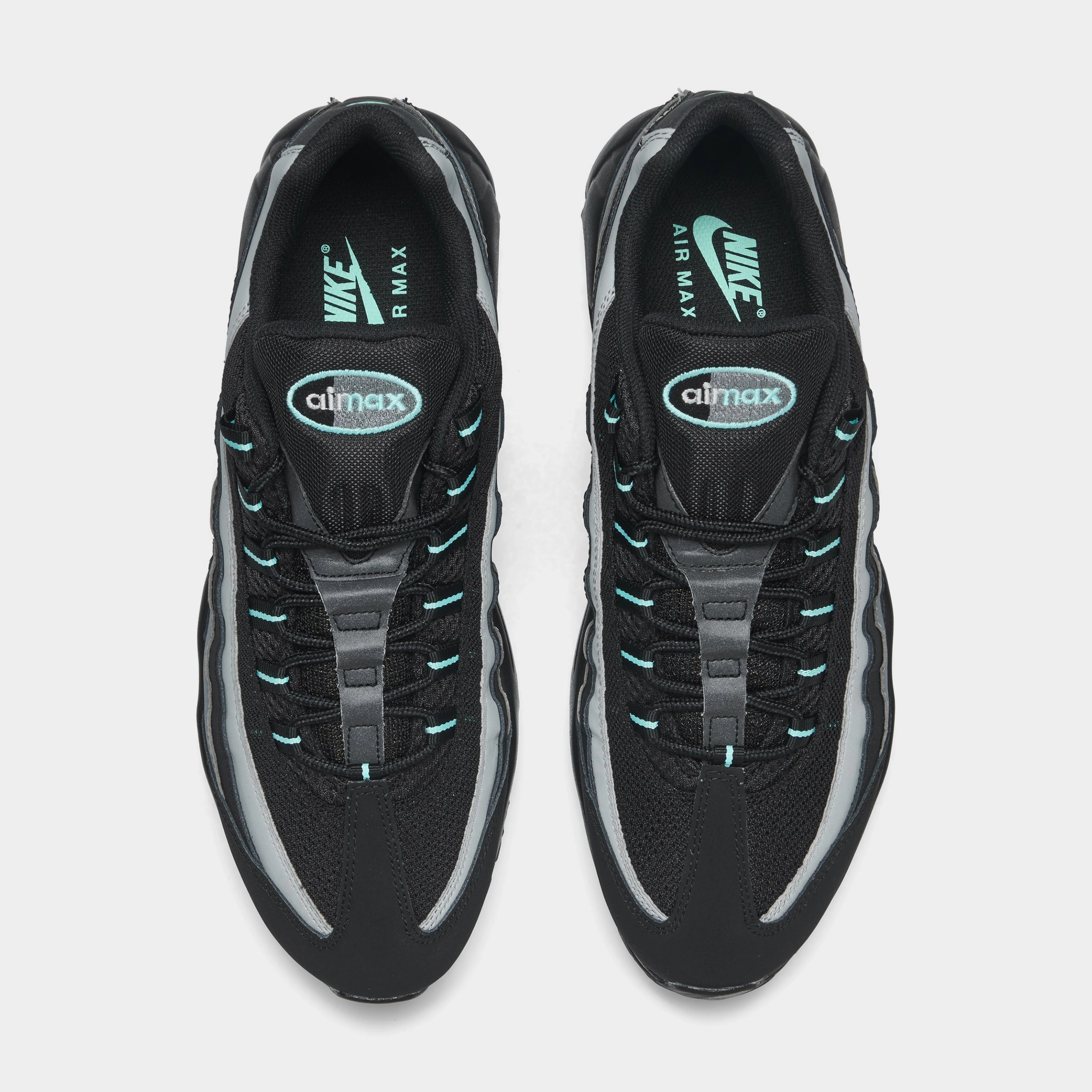 Nike Air Max 95 Black / Aurora Green - Cool Grey