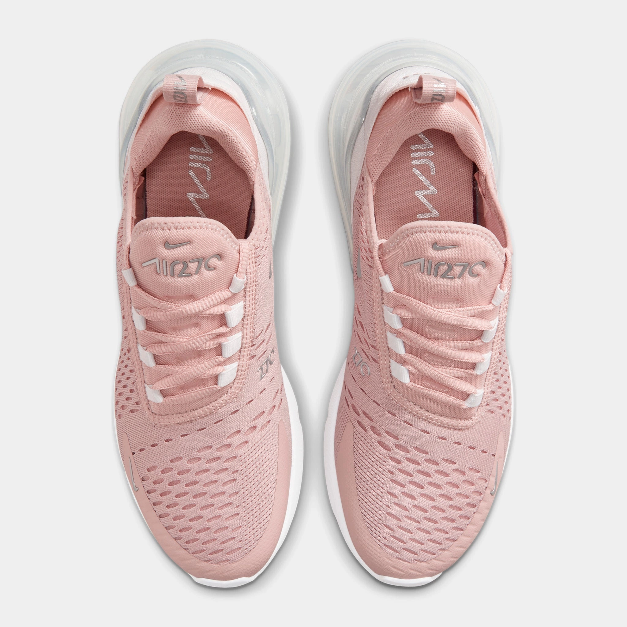 Nike Women's Air Max 270 Pink Oxford / Metallic Silver - White