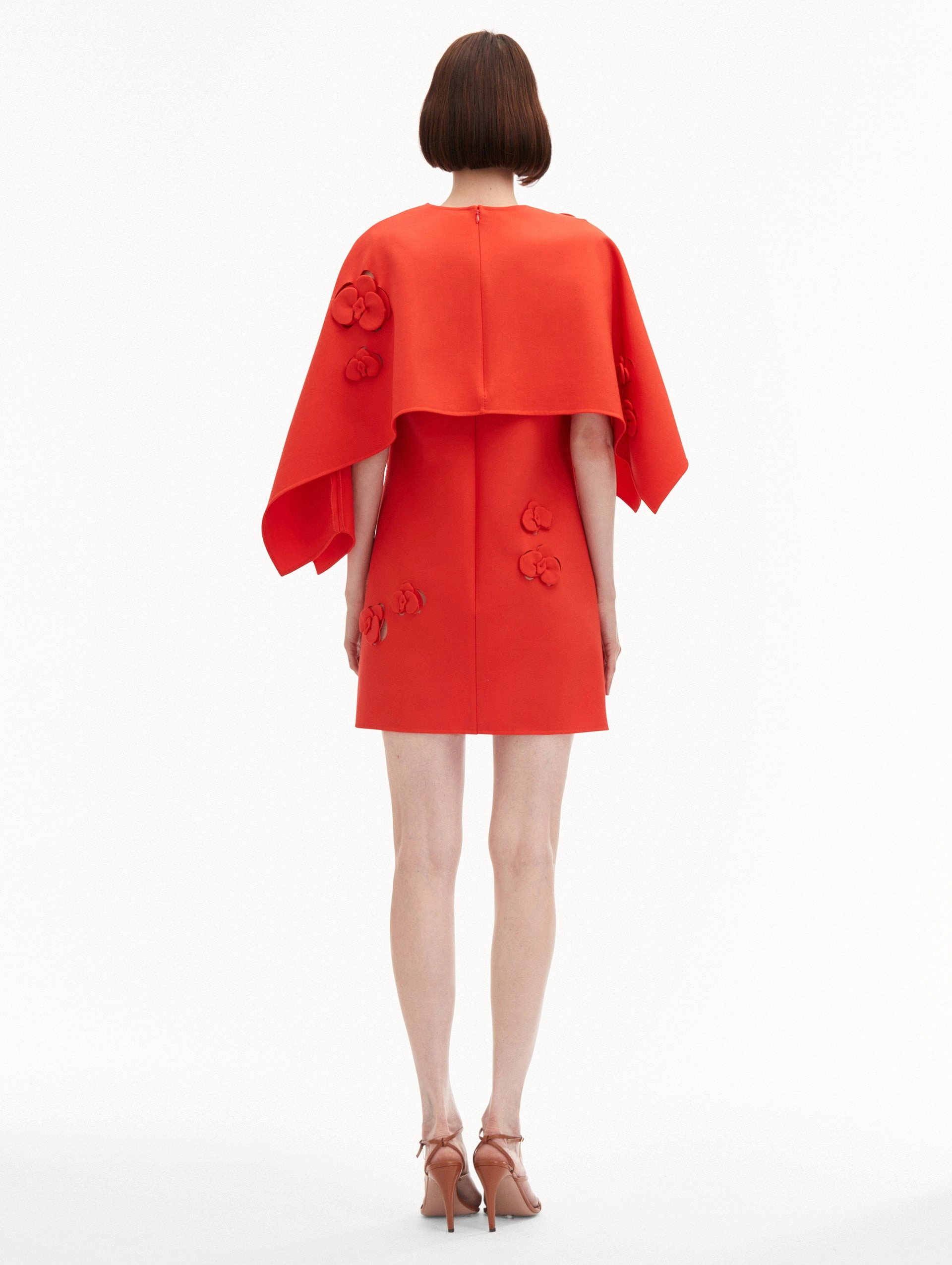Orchid Capelet Mini Dress