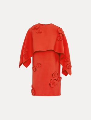 Orchid Capelet Mini Dress