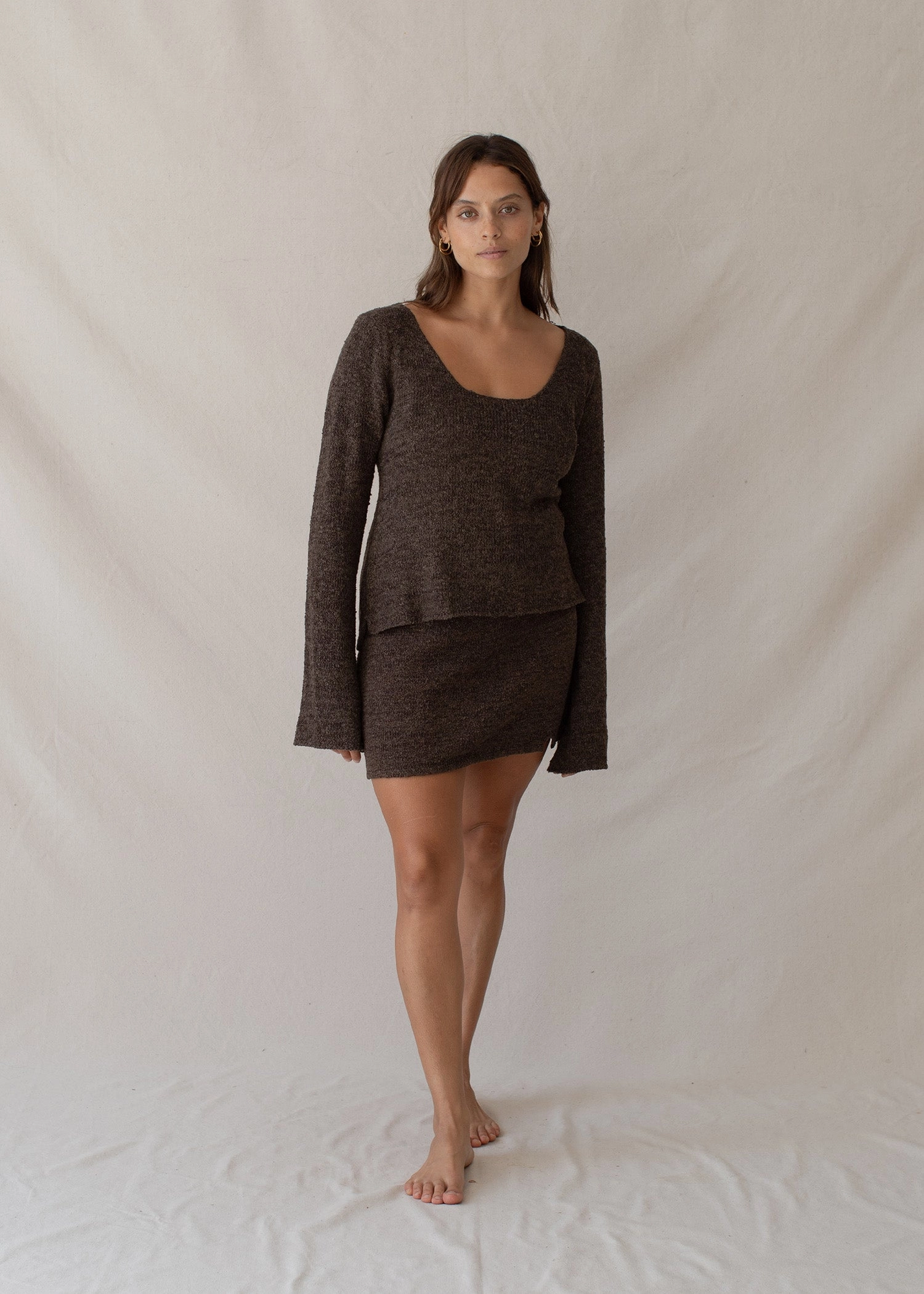 Paloma Mini Skirt Truffle