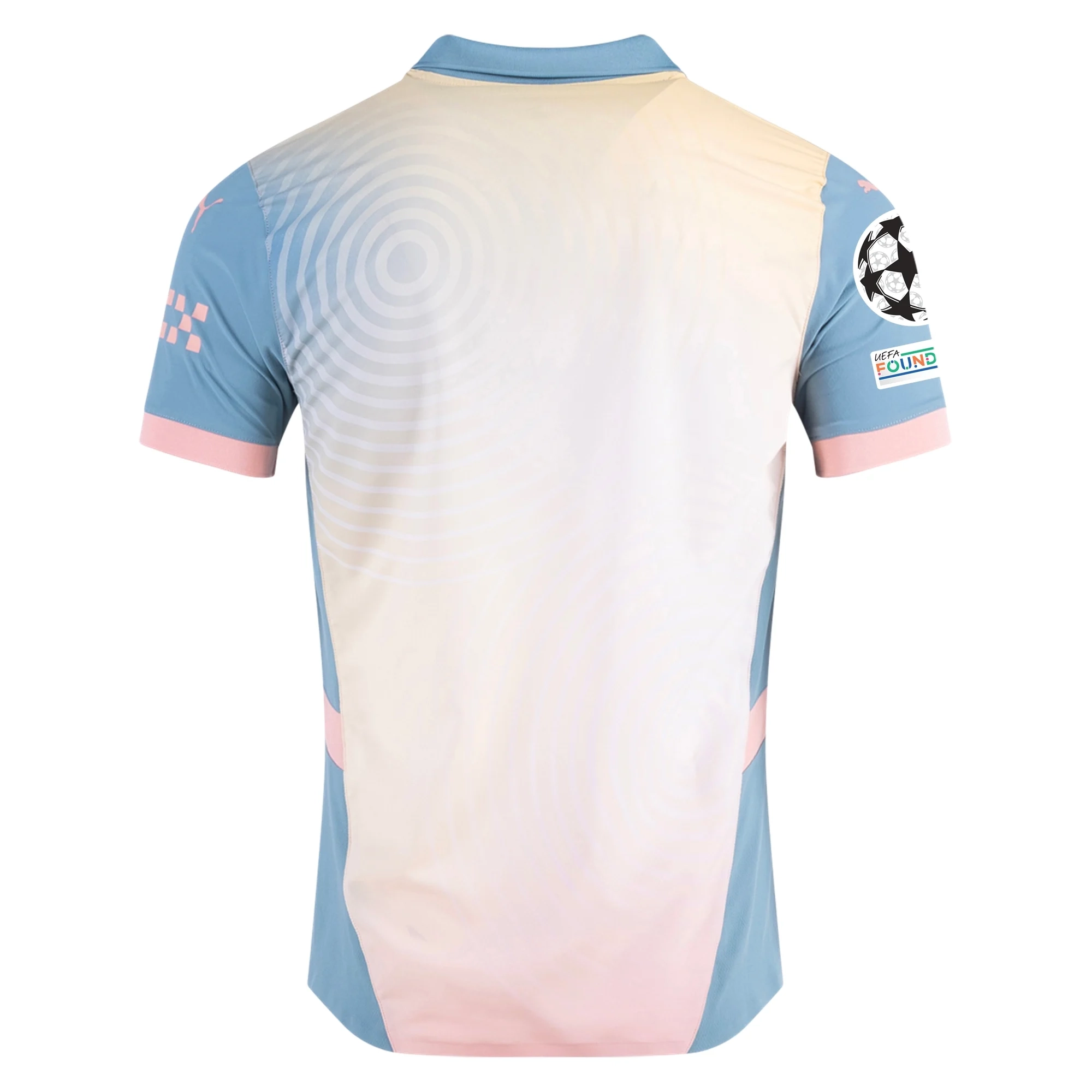 Puma Manchester City Authentic Fourth Jersey w/ Champions League   Club World Cup Patch 24/25 (Rosebay/Bold Blue)