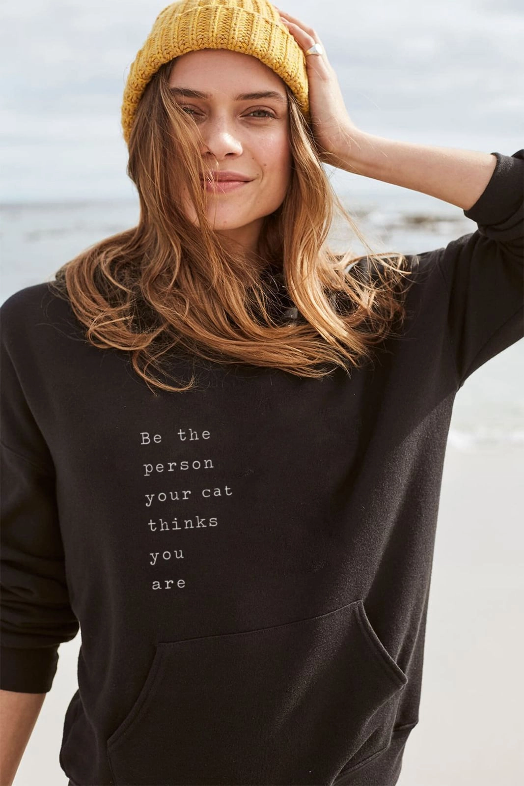 "Cat Thinks You Are" Luxury Hoodie