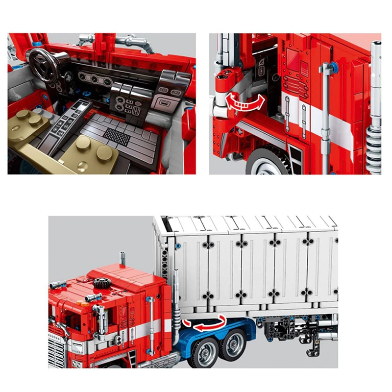 Remote Controlled Cargo Truck 2072pcs