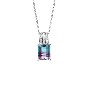 Ripple Fluorite Pendant