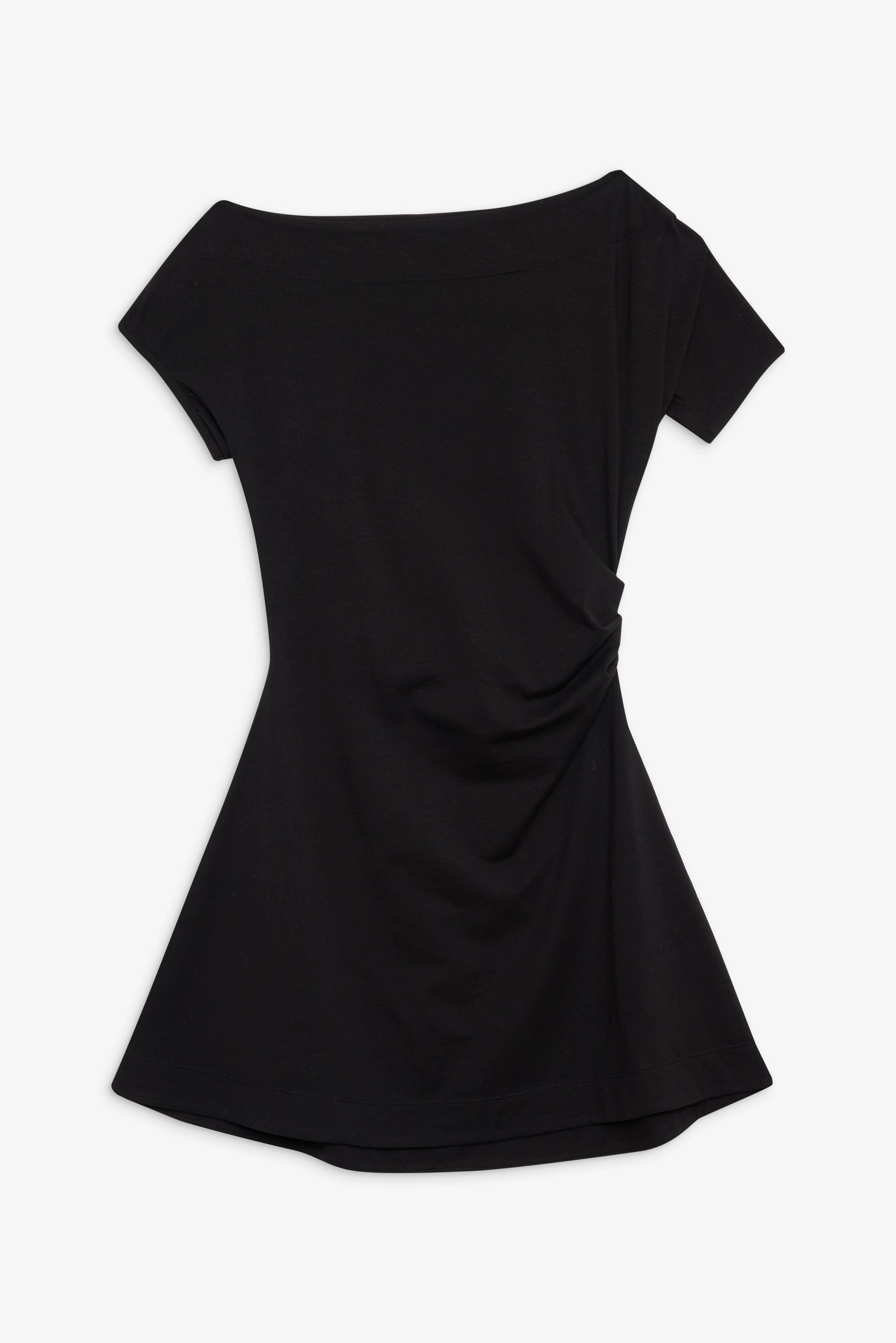 Roslyn Off Shoulder Mini Dress - Black